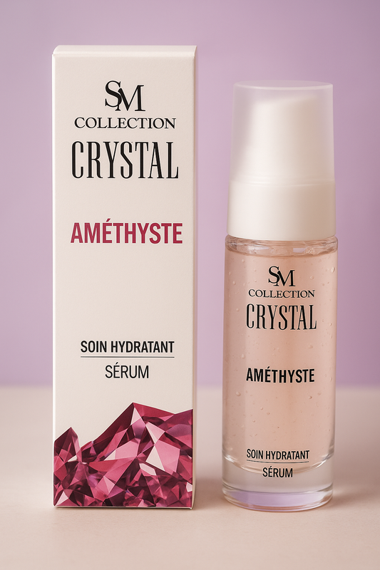 Sérum hydratant à la poudre d'améthyste - 100% naturel